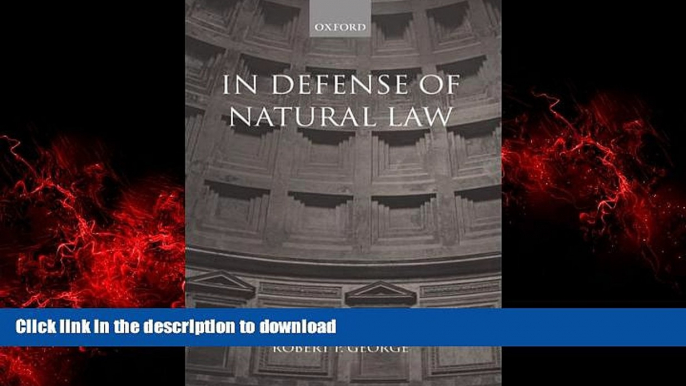 Best books  In Defense of Natural Law online for ipad