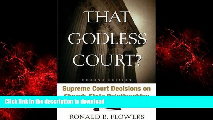 Best book  That Godless Court?, Second Edition: Supreme Court Decisions On Church-State