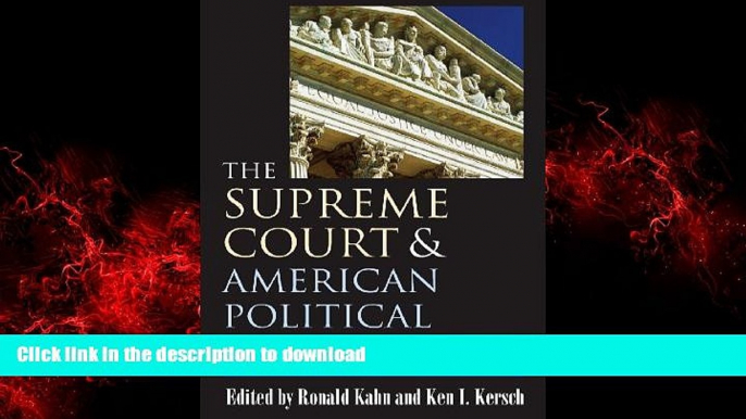 Buy books  The Supreme Court and American Political Development