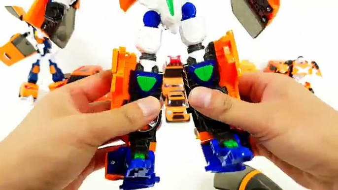 Orange Color Carbot Tobot Robot Transformation Car Toys 주황색 오랜지색 헬로카봇 골드렉스 또봇 자동차 장난감 변신 동영상