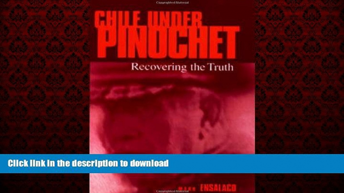 Buy book  Chile Under Pinochet: Recovering the Truth (Pennsylvania Studies in Human Rights) online