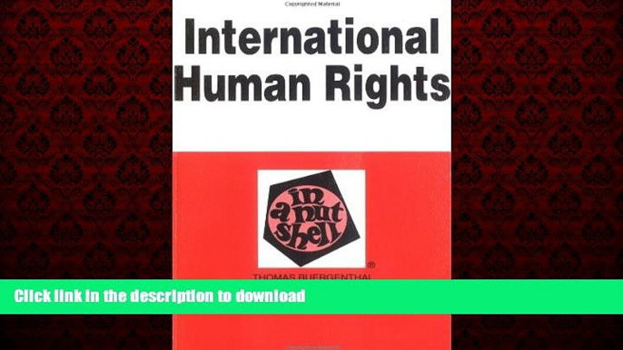 liberty books  International Human Rights in a Nutshell (Nutshell Series) online to buy