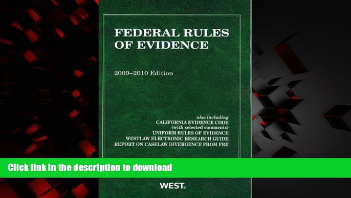 Buy books  Federal Rules of Evidence, With Evidence Map, 2009-2010 online