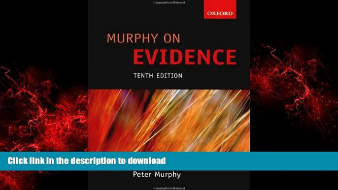 Read books  Murphy on Evidence online for ipad