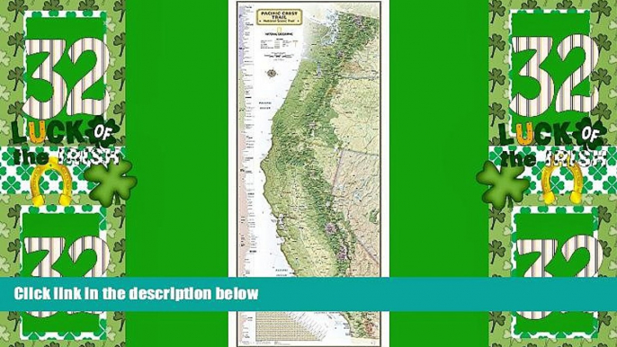 Deals in Books  Pacific Crest Trail Wall Map [Laminated] (National Geographic Reference Map)  READ