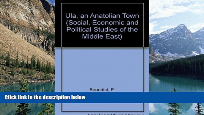 Books to Read  Ula, an Anatolian Town (Social, Economic and Political Studies of the Middle East)