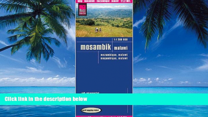 Big Deals  Malawi   Mozambique 1,200,000 Travel Map, waterproof, GPS-compatible REISE, 2012