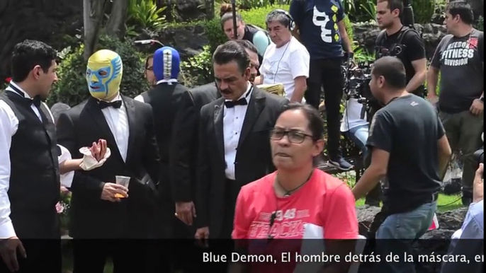 Detrás de cámaras Blue Demon, El Hombre Detrás de la Máscara