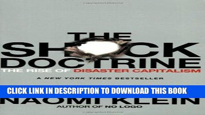 [EBOOK] DOWNLOAD The Shock Doctrine: The Rise of Disaster Capitalism READ NOW