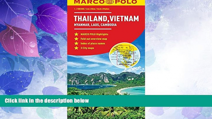 Deals in Books  Thailand, Vietnam, Laos,   Cambodia Marco Polo Map (Marco Polo Maps)  Premium