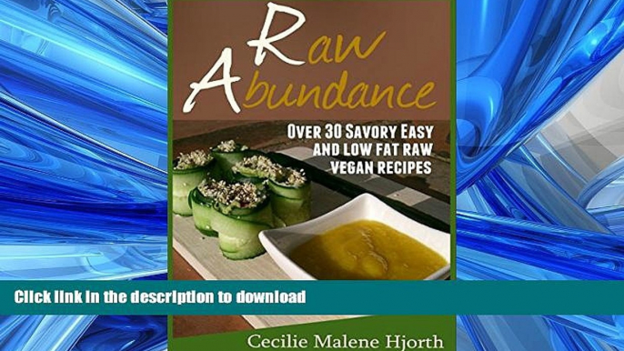 READ  Raw Abundance: Over 30 savory, easy and low fat raw vegan recipes  PDF ONLINE