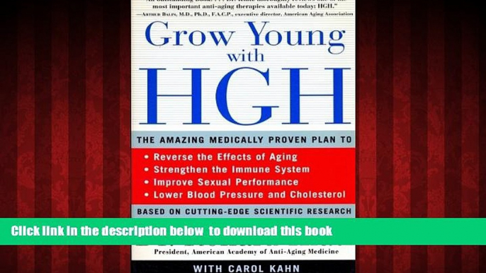 Best books  Grow Young With HGH full online