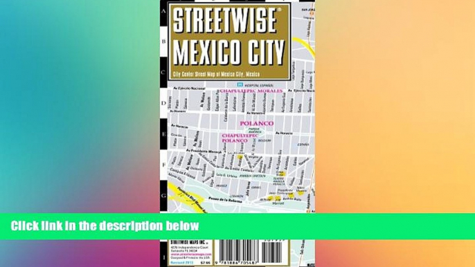 Ebook Best Deals  Streetwise Mexico City Map - Laminated City Center Street Map of Mexico City, MX