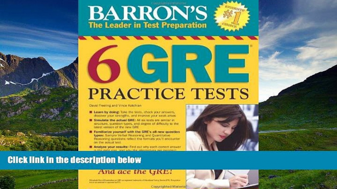 Fresh eBook Barron s 6 GRE Practice Tests