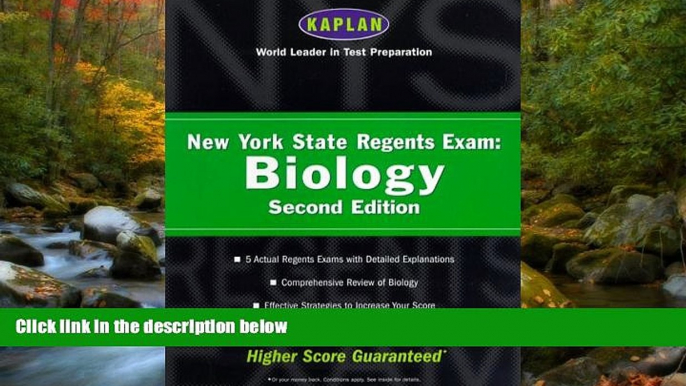 For you Kaplan New York State Regents Exam: Biology, Second Edition