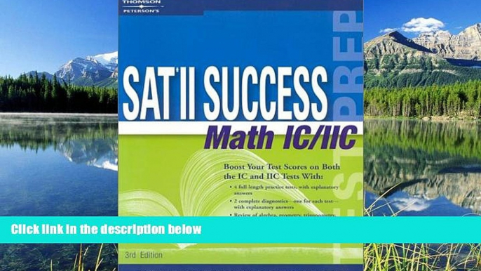 Online eBook SAT II Success MATH 1C and 2C, 3rd ed (Arco Master the SAT Subject Test: Math Levels