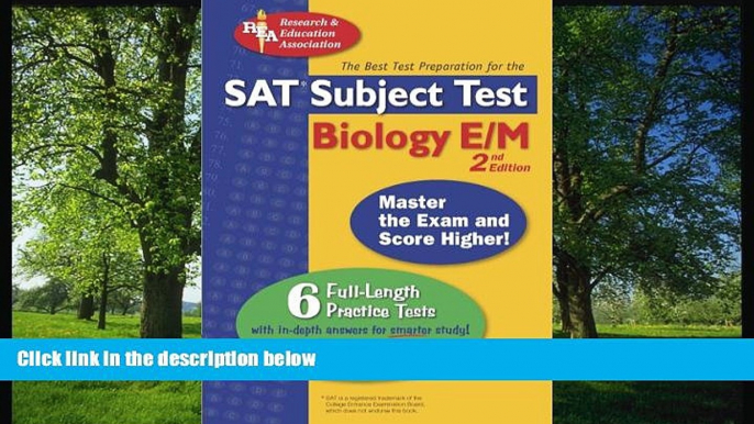 Choose Book SAT Subject Testâ„¢: Biology E/M w/CD (SAT PSAT ACT (College Admission) Prep)