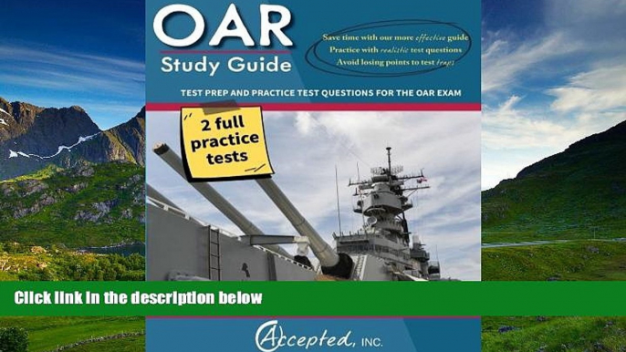 eBook Here OAR Study Guide: OAR Test Prep and Practice Test Questions for the Officer Aptitude