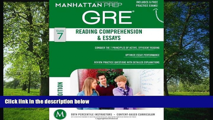 Fresh eBook  GRE Reading Comprehension   Essays (Manhattan Prep GRE Strategy Guides)