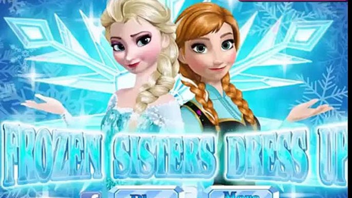 Disney Princesses Elsa And Anna Frozen Sisters Dress Up - Kids Games - Kids Video