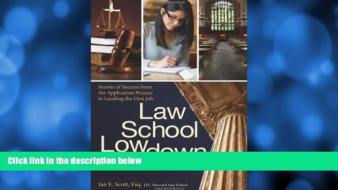 Big Deals  Law School Lowdown: Secrets of Success from the Application Process to Landing the