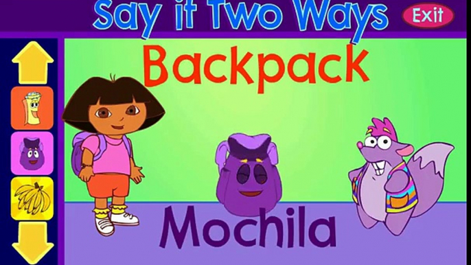 Dora Say It Two Ways Games-Dora Games-Dora The Explorer