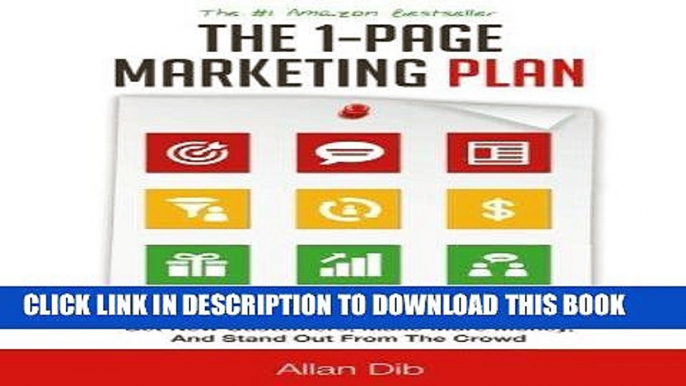 Best Seller The 1-Page Marketing Plan: Get New Customers, Make More Money, And Stand out From The