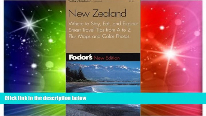 Ebook Best Deals  Fodor s New Zealand, 6th Edition: Where to Stay, Eat, and Explore, Smart Travel