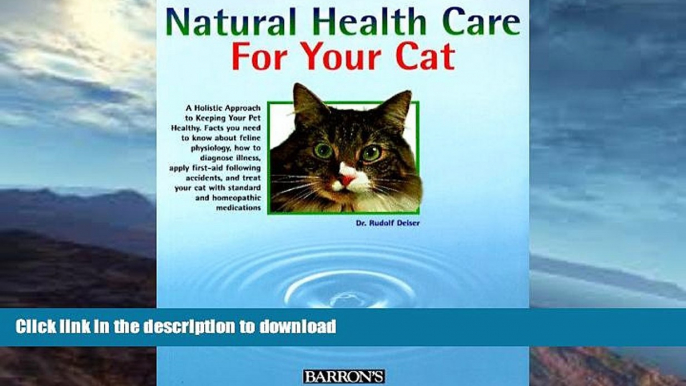 FAVORITE BOOK  Natural Health Care for Your Cat  BOOK ONLINE