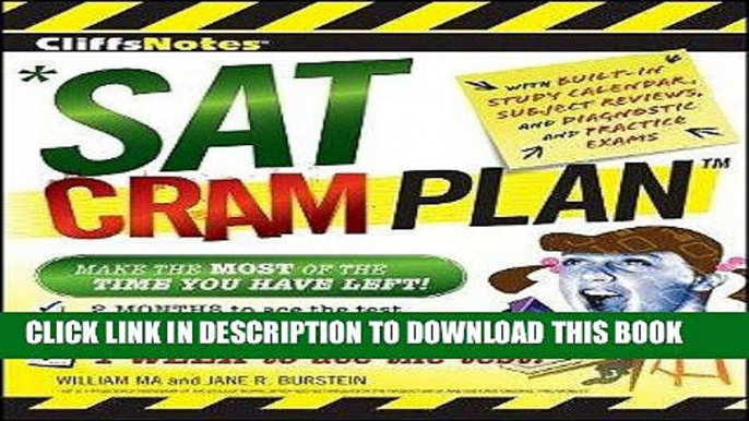 [PDF] Mobi CliffsNotes SAT Cram PlanÂ Â  [CLIFFSNOTES SAT CRAM PLAN] [Paperback] Full Online