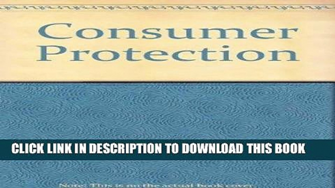 [PDF] FREE Consumer Protection: A Symposium (Symposia on law and society) by Clovis Albert L.