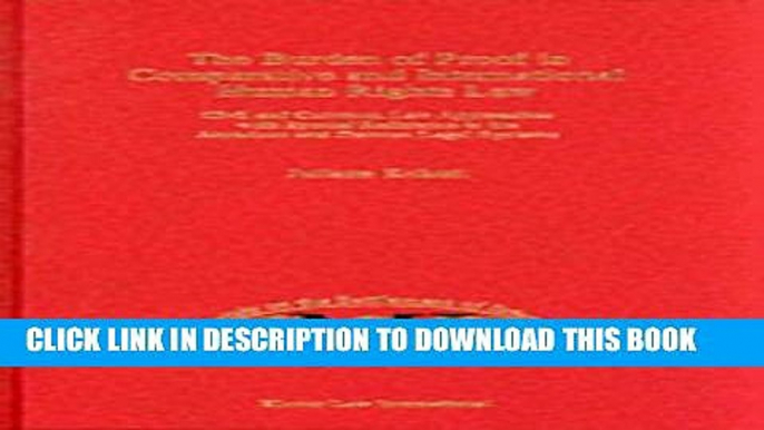 [PDF] FREE The Burden of Proof in Comparative and International Human Rights Law:Civil and Common