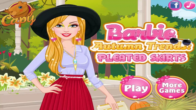 Barbie Autumn Trends Pleated Skirts - Barbie Games For Girls