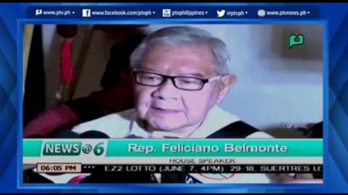 [News@6] Belmonte at ilang kongresista, nag-courtesy call kay Duterte [06|07|16]