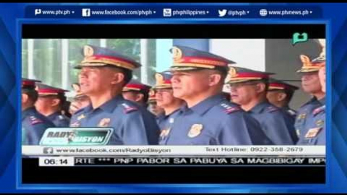 [Radyo Bisyon] PNP, pabor sa pabuya sa magbibigay impormasyon kontra Droga [06|07|16]