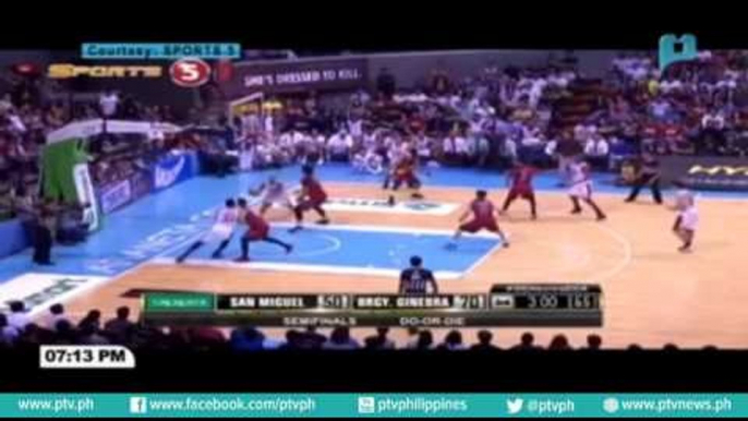 Ginebra, dinispatsa ang SMB sa semifinals ng PBA Governors' Cup