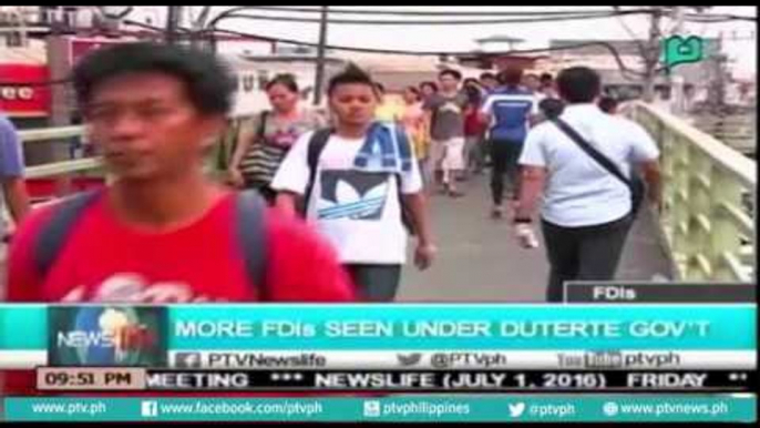 [NewsLife] More FDIs seen under Duterte Gov't [07|01|16]