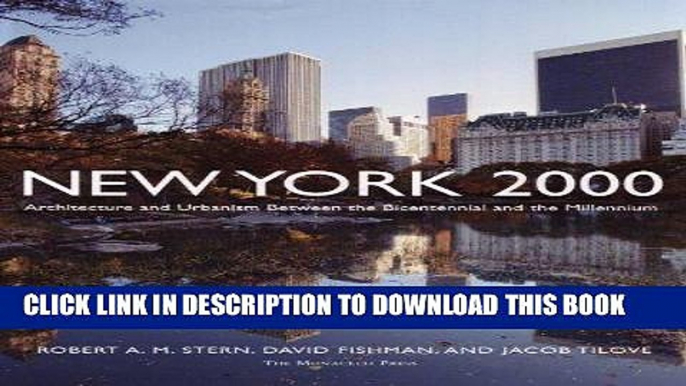 Ebook New York 2000: Architecture and Urbanism Between the Bicentennial and the Millennium Free