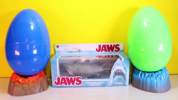 JAWS Shark Toy   BONUS Surprise Shark Eggs filled with Sharks, Toys   Sea Animals-MK75e1cCJJY