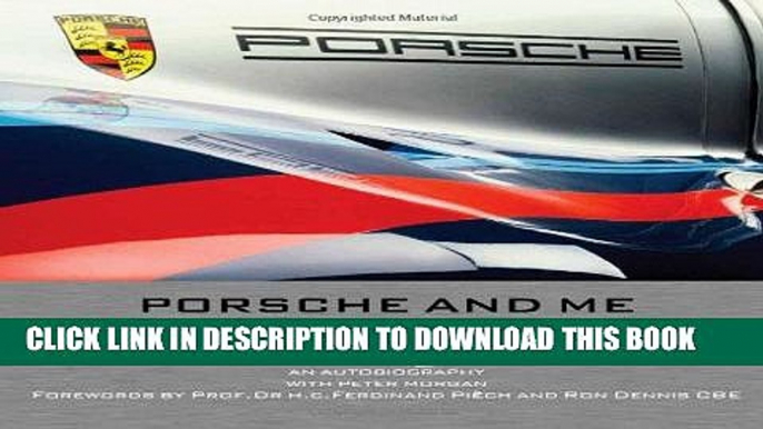 Best Seller Porsche And Me: Hans Mezger with Peter Morgan Free Download