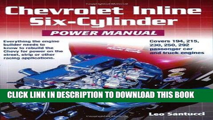 Best Seller Chevrolet Inline Six-Cylinder Power Manual Free Read