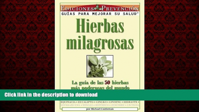 Best books  Hierbas milagrosas (Spanish Edition)