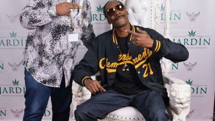 Snoop Dogg at Jardin Cannabis Dispensary Grand Opening in Las Vegas | @JardinCannabis @SnoopDogg