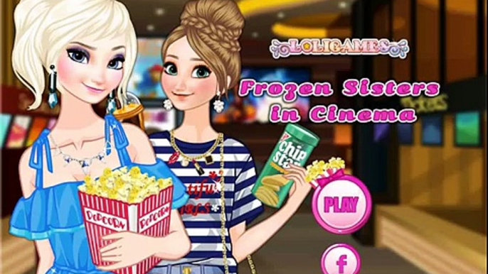 Disney Frozen Games - Frozen Sisters In Cinema – Best Disney Princess Games For Girls And Kids