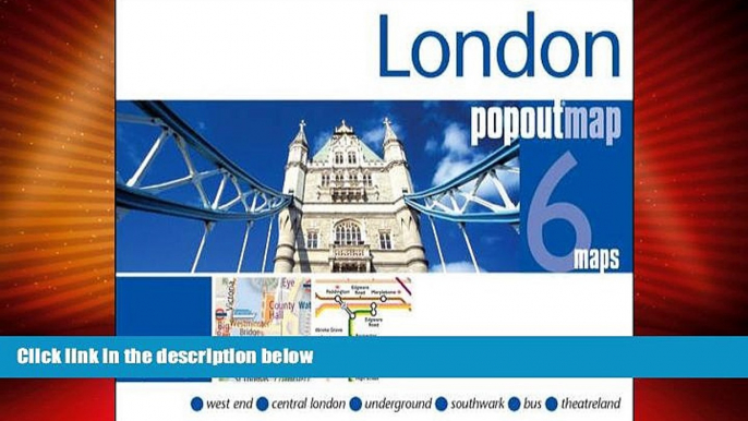 Big Deals  London Popout Map: 3 Popout Maps in One Handy, Pocket-Size Format  Best Seller Books