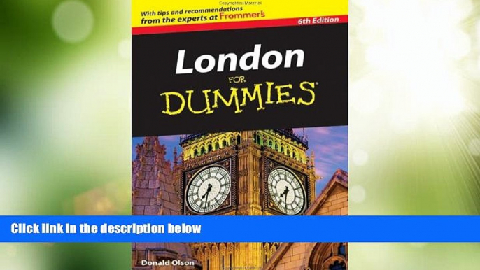 Big Deals  London For Dummies  Best Seller Books Most Wanted