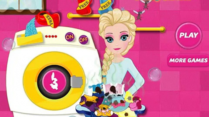 Elsa Drying Clothes - Best Games For Girls
