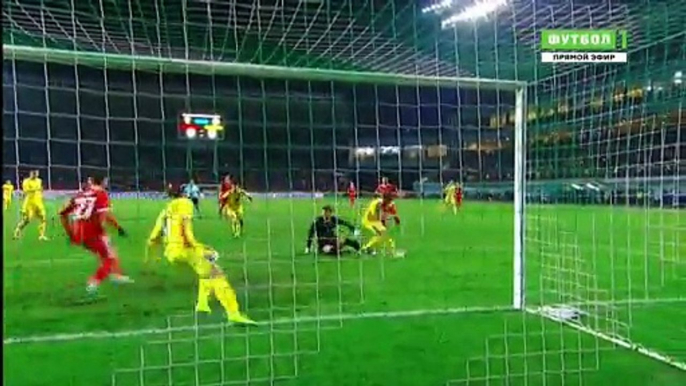 90' Magomed Ozdoev Goal - Russia 1-0 Romania - 15.11.2016 HD