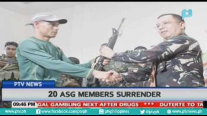 20 ASG members surrender