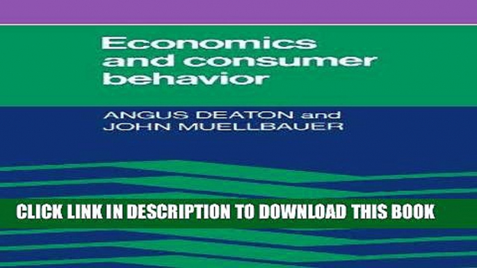 Ebook Economics and Consumer Behavior Free Read